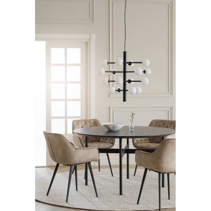 RO Colton Dining Table Black